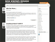 Tablet Screenshot of bohknowsdough.com